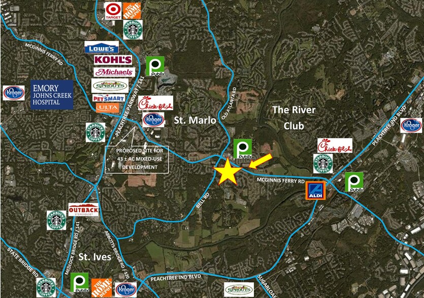 Primary Photo Of 7895 McGinnis Ferry Rd, Johns Creek Land For Sale