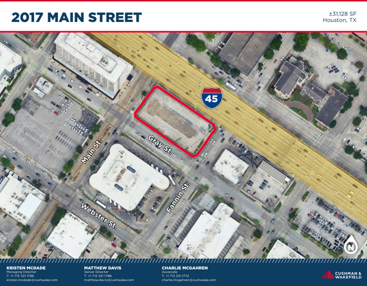 Primary Photo Of 2017 Main St, Houston Land For Sale