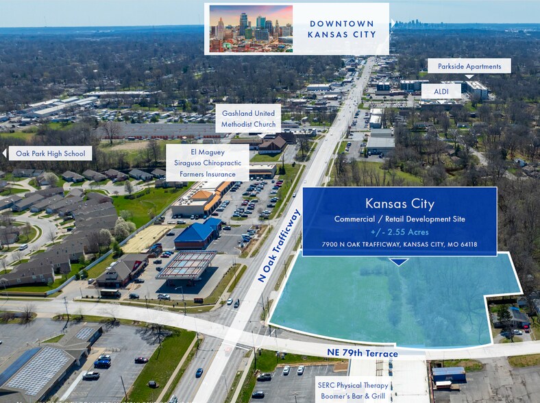 More Photos Of 7900 Oak Trafficway, Kansas City Land For Sale