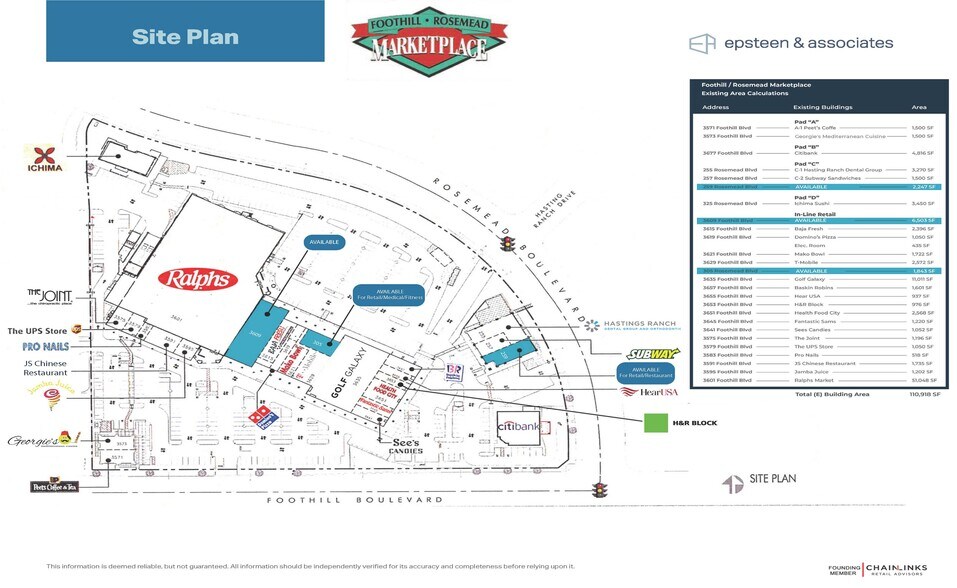 More Photos Of 257-325 N Rosemead Blvd, Pasadena Unknown For Lease