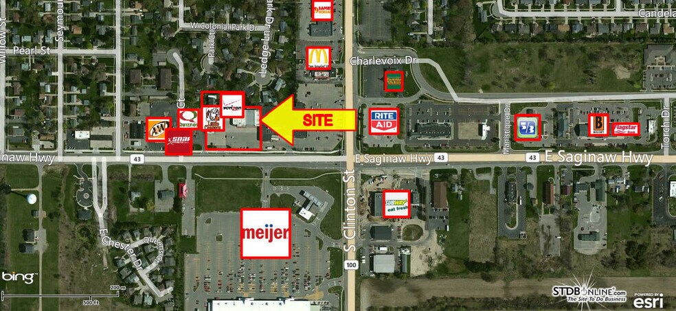 More Photos Of 631-651 E Saginaw Hwy, Grand Ledge Freestanding For Lease
