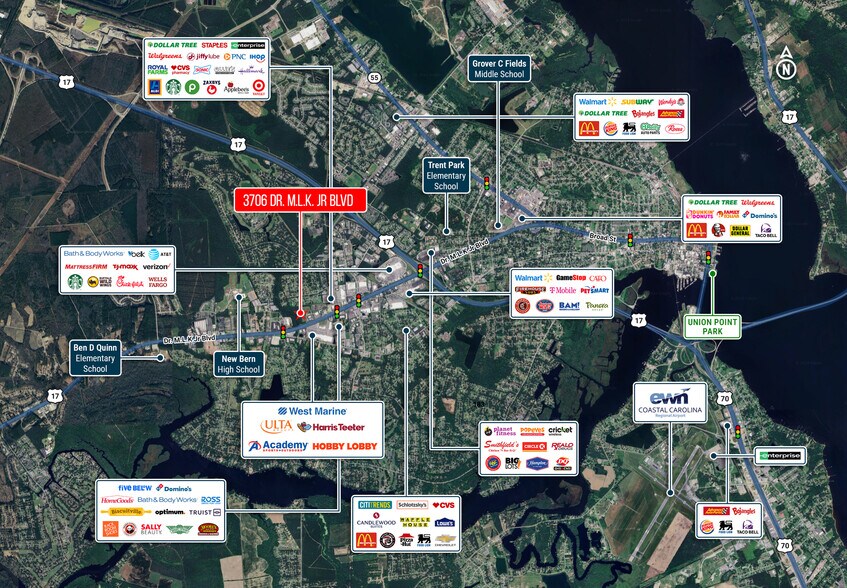 More Photos Of 3706 M L King Jr Blvd, New Bern Land For Sale