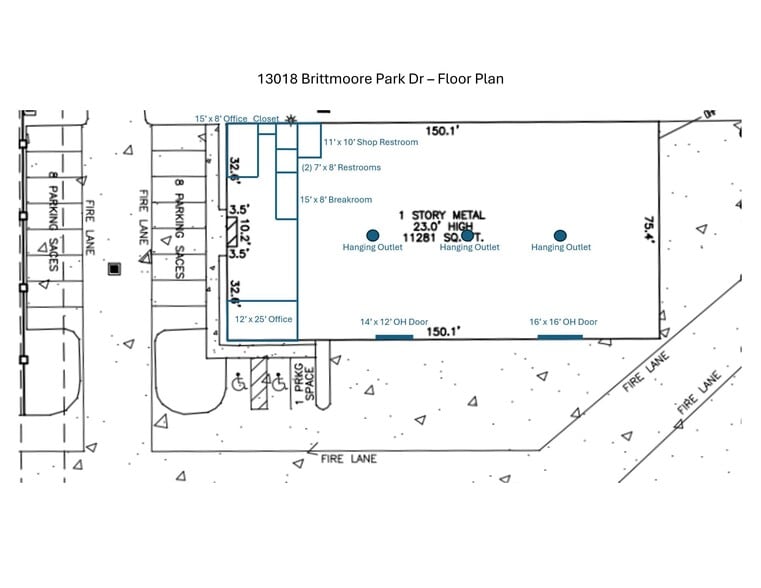 More Photos Of 13018 Brittmoore Park Dr, Houston Warehouse For Lease