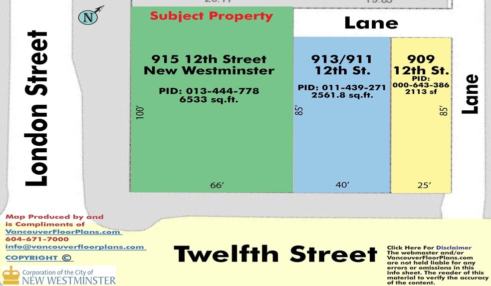 More Photos Of 909-915 Twelfth St, New Westminster Land For Sale