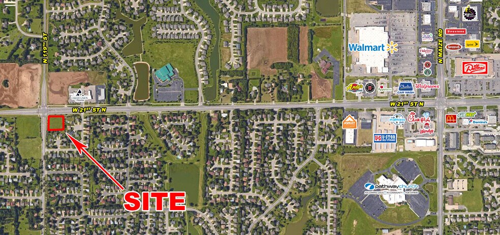 Primary Photo Of 21st & 119th St W @ W 21st St N, Wichita Land For Sale