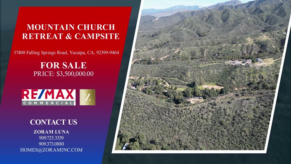 Primary Photo Of 37400 Falling Springs Rd, Yucaipa Religious Facility For Sale