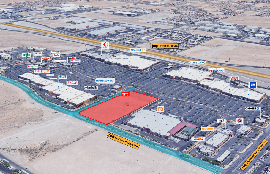 Primary Photo Of Badura @ Montessouri Street, Las Vegas Land For Lease