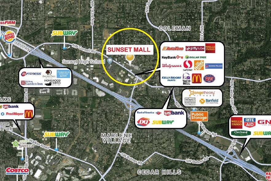 More Photos Of 13485-13645 NW Cornell Rd, Portland Unknown For Lease