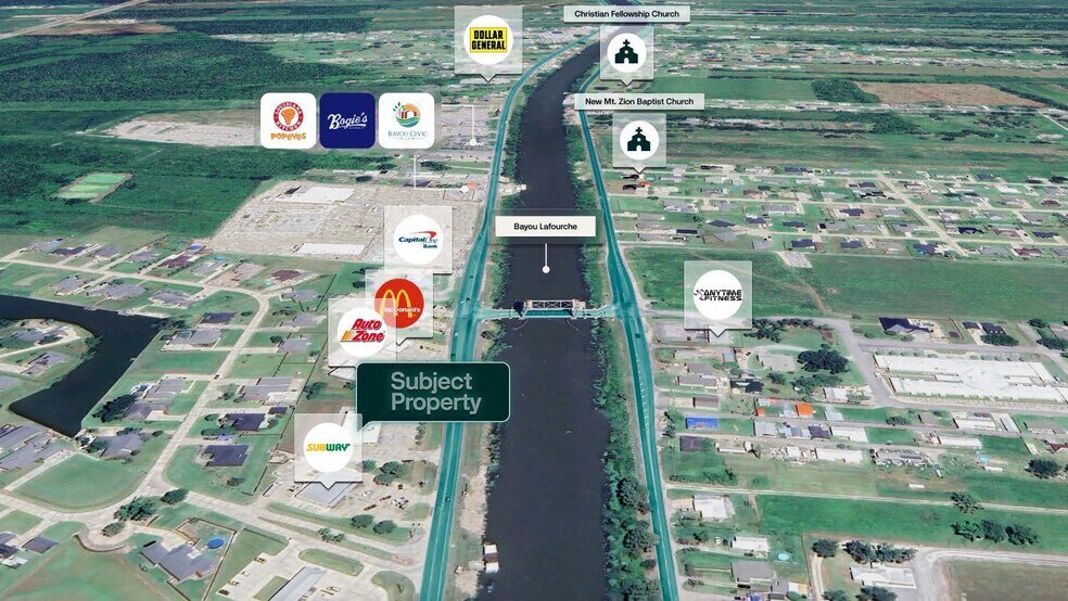 More Photos Of 14036 W Main St, Cut Off Freestanding For Sale