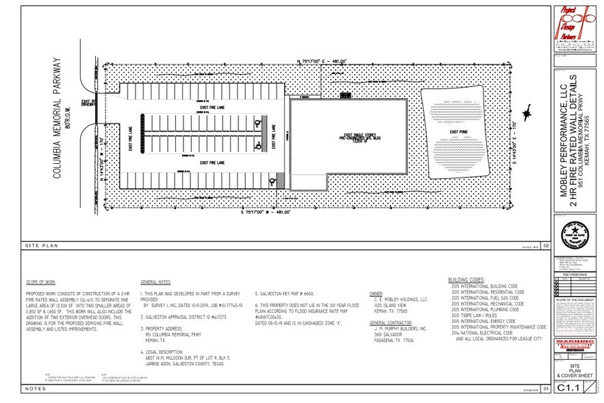 More Photos Of 951 Columbia Memorial Pky, Kemah Warehouse For Lease