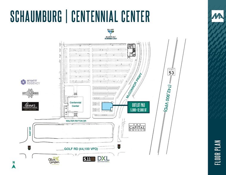 More Photos Of 1900 E Golf Rd, Schaumburg Restaurant For Lease