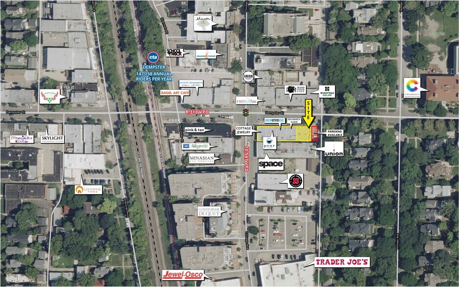 More Photos Of 516-530 Dempster St, Evanston Storefront For Lease