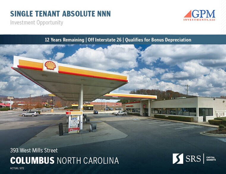 Primary Photo Of 393 W Mills St, Columbus Service Station For Sale