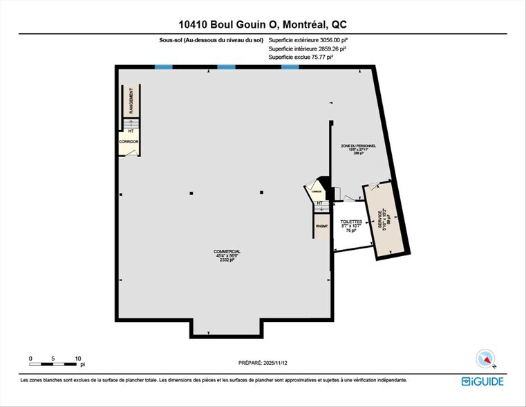 More Photos Of 10410 Boul Gouin O, Roxboro Office For Sale