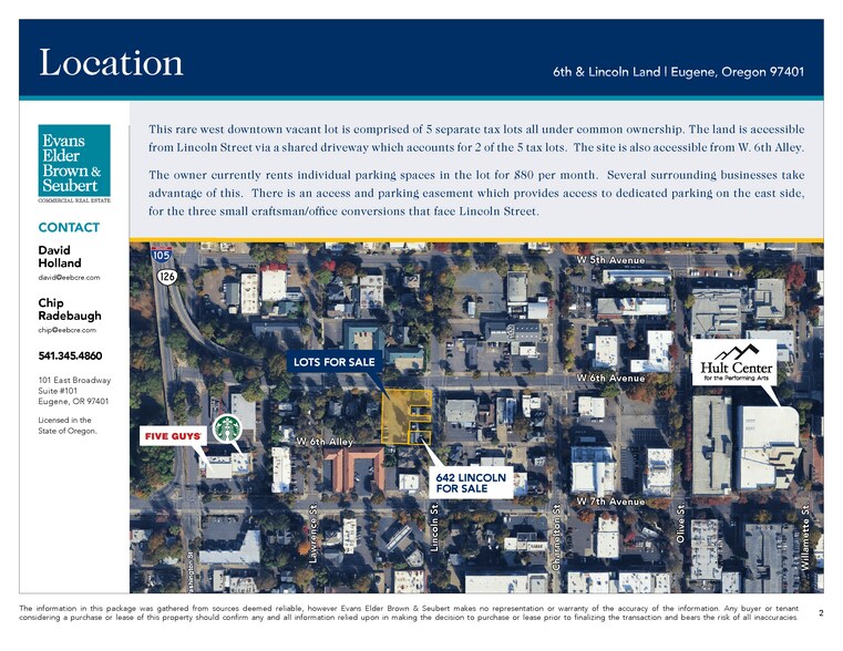 More Photos Of W 6th Avenue & Lincoln Street, Eugene Land For Sale