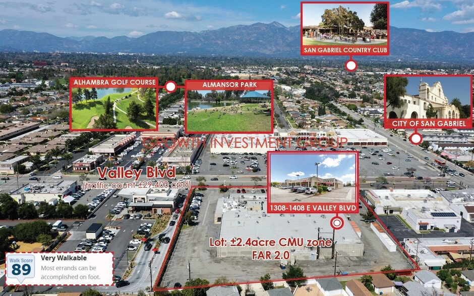 More Photos Of 1308-1412 E Valley Blvd, Alhambra Bowling Alley For Sale