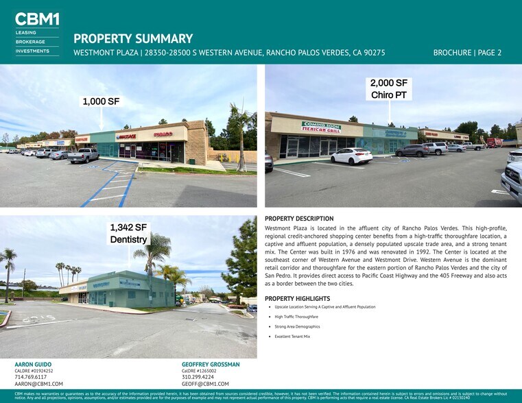 More Photos Of 28300-28500 S Western Ave, Rancho Palos Verdes Unknown For Lease