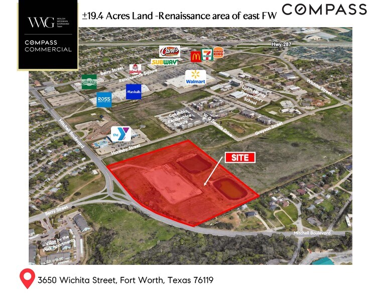 More Photos Of 3650 Wichita st, Fort Worth Land For Sale