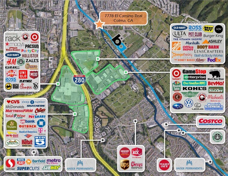 More Photos Of 7778 El Camino Real, Colma Land For Sale