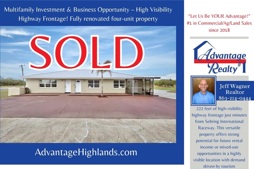 Primary Photo Of 12360 US Highway 27 S, Sebring Apartments For Sale