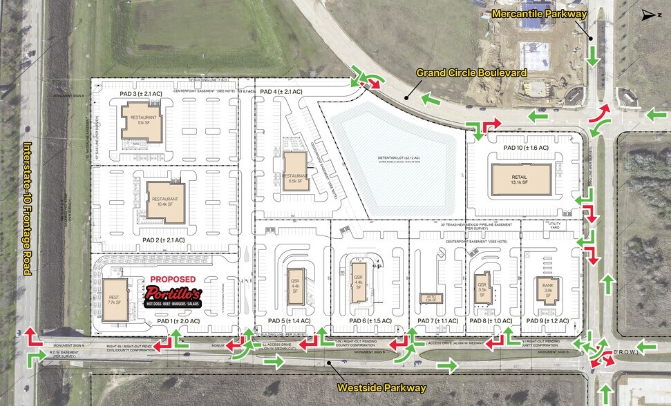 More Photos Of Westside Pky @ I-10, Katy Land For Lease