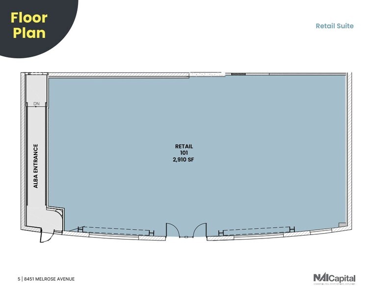 More Photos Of 8451 Melrose Ave, West Hollywood Storefront For Lease