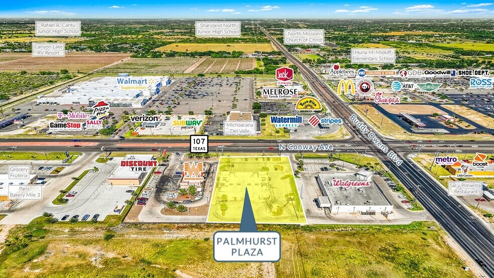 More Photos Of 4313 N Conway Ave, Palmhurst Storefront For Sale