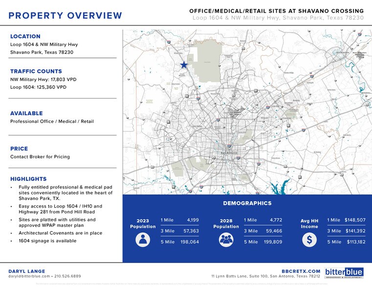 More Photos Of Loop 1604 & NW Military Hwy Hwy, Shavano Park Land For Sale