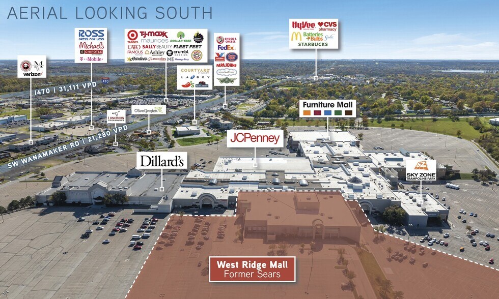 Primary Photo Of 1781 SW Wanamaker Rd, Topeka Department Store For Sale