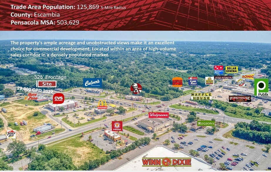 More Photos Of 6100 Mobile Hwy, Pensacola Land For Sale