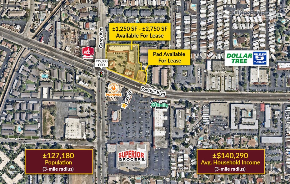 Primary Photo Of 101 E Foothill Blvd, Pomona Unknown For Lease