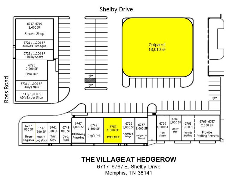 More Photos Of 6717-6763 E Shelby Dr, Memphis Unknown For Lease