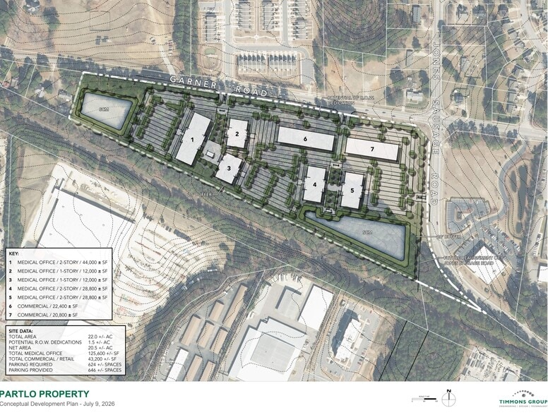 Primary Photo Of E Garner Rd & Jones Sausage Rd, Garner Land For Sale
