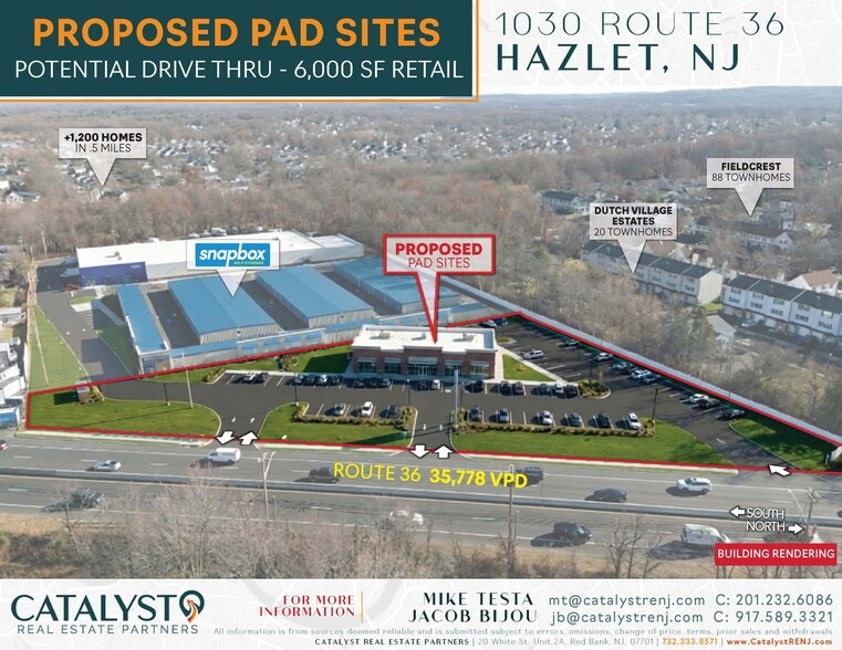 Primary Photo Of 1030 Route 36, Hazlet Freestanding For Lease