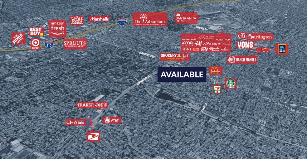 More Photos Of 8986-8998 Huntington Dr, San Gabriel General Retail For Lease