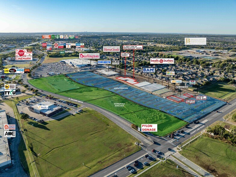 More Photos Of 2300 E Hillside Dr, Broken Arrow Storefront For Lease