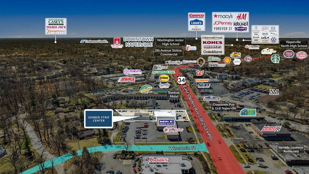 More Photos Of 900-914 Ogden Ave, Naperville Storefront For Sale