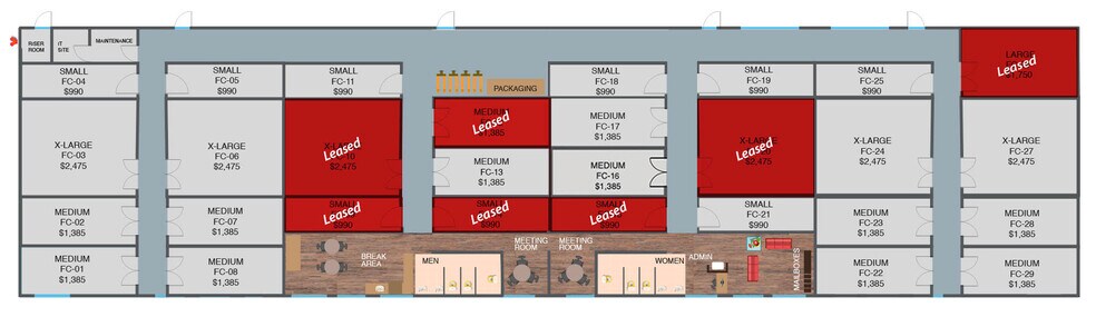 More Photos Of 1027 Outpost Dr, Conroe Showroom For Lease