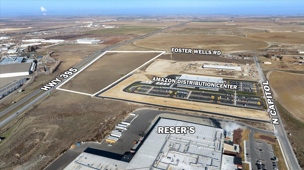 Primary Photo Of Hwy 395 @ Foster Wells Rd, Pasco Land For Sale