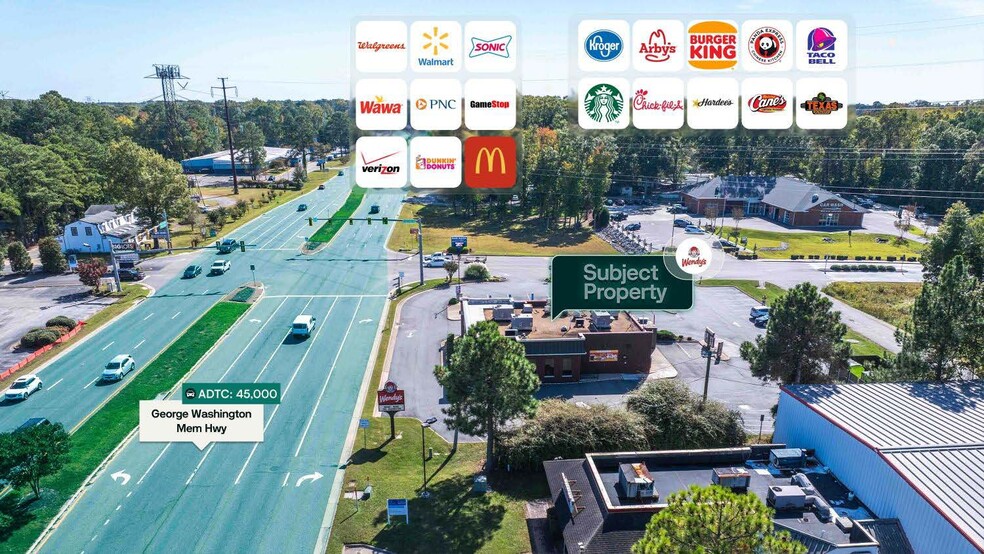 More Photos Of 4321 George Washington Mem Hwy, Yorktown Fast Food For Sale