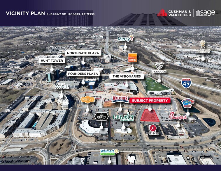 More Photos Of S JB Hunt Dr, Rogers Land For Lease