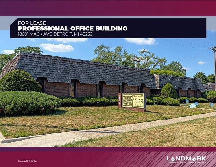 Primary Photo Of 18601 Mack Ave, Detroit Medical For Lease