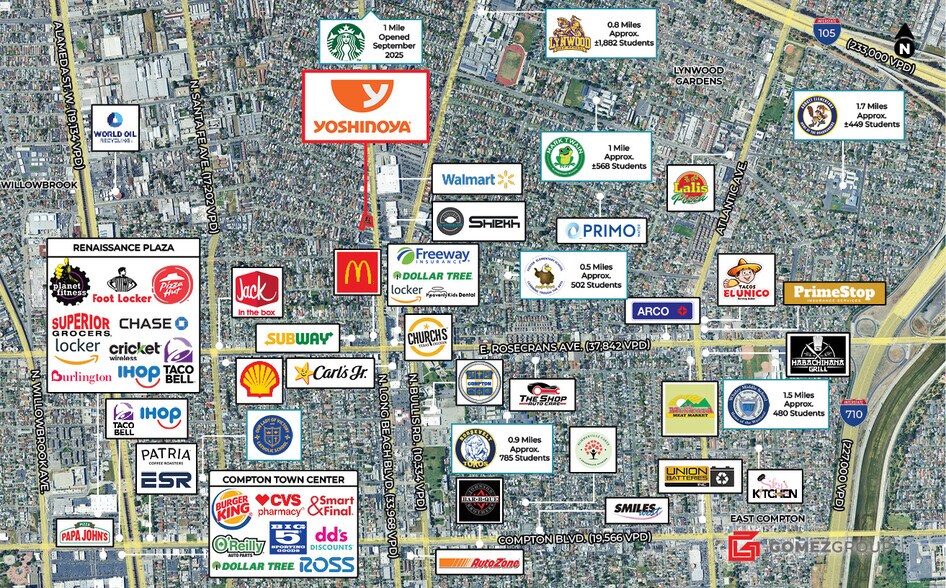 More Photos Of 1821 N Long Beach Blvd, Compton Fast Food For Sale