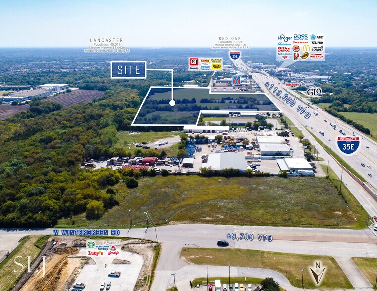 More Photos Of I-35E & W Wintergreen Rd, Lancaster Land For Sale
