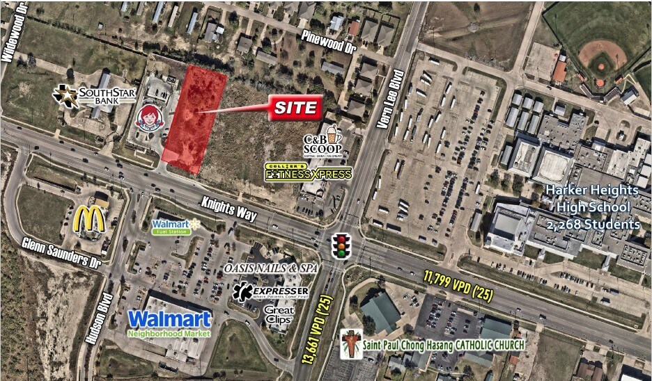 Primary Photo Of 921 Knight's Way way, Harker Heights Land For Sale