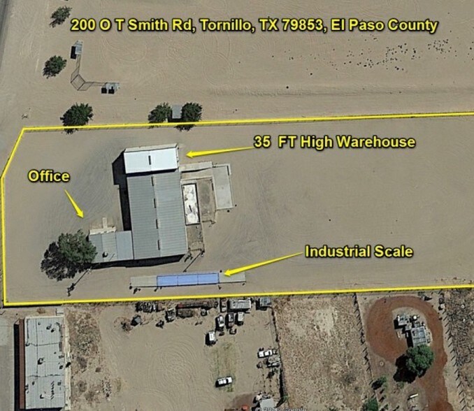 Primary Photo Of 200 O T Smith Rd, Tornillo Warehouse For Sale