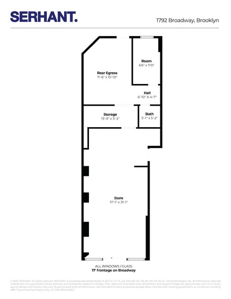 More Photos Of 1792 Broadway, Brooklyn Storefront Retail Residential For Lease
