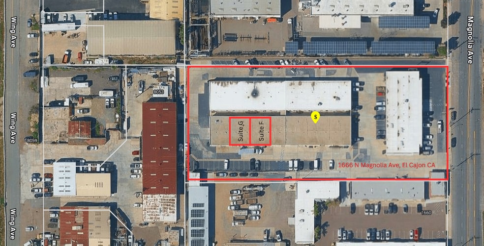 Primary Photo Of 1666 N Magnolia Ave, El Cajon Manufacturing For Lease