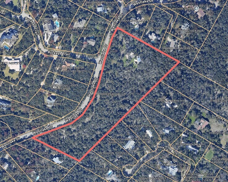 Primary Photo Of 803 Westlake Dr, West Lake Hills Land For Sale