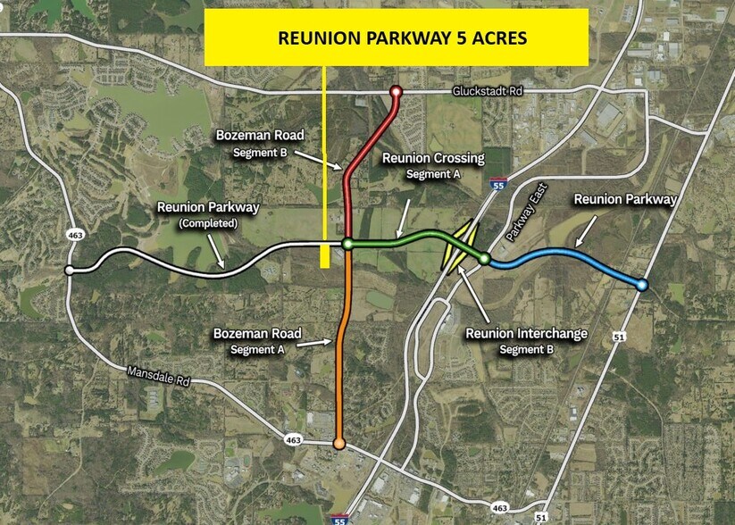 Primary Photo Of reunion parkway, Madison Land For Sale